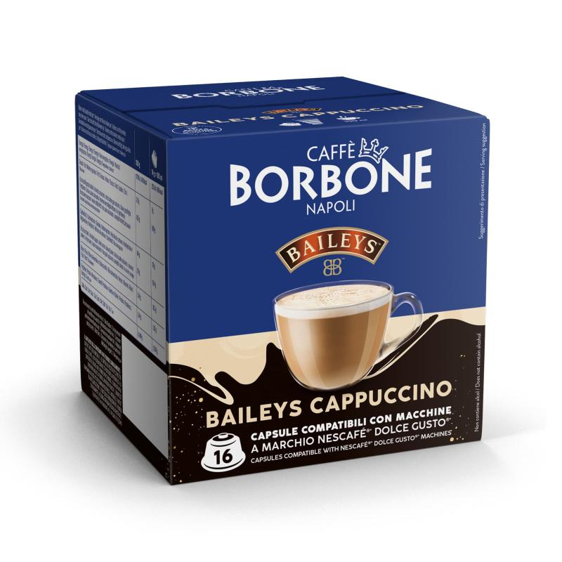 Caffè Borbone Baileys Cappuccino - 16 Capsule Compatibili Dolce Gusto