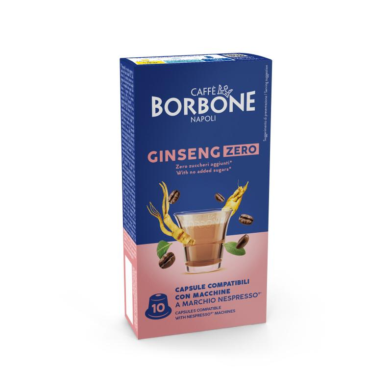 Caffè Borbone Ginseng Zero - 10 capsule compatibili Nespresso