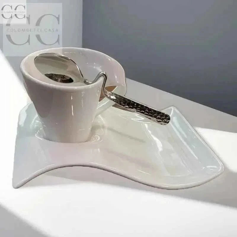 New Wave tazzina da caffè Bianca con cucchiaino Villeroy&Boch