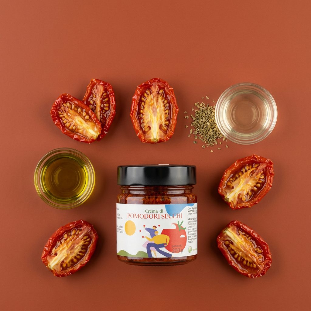Paté di Pomodori Secchi Artigianale - Con Olio EVO