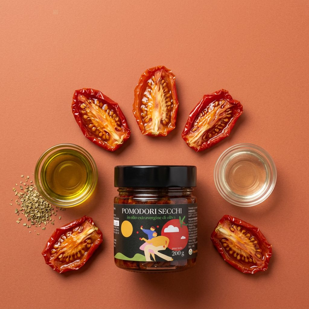 Pomodori Secchi Sott'Olio EVO Artigianali - Antipasto Gourmet
