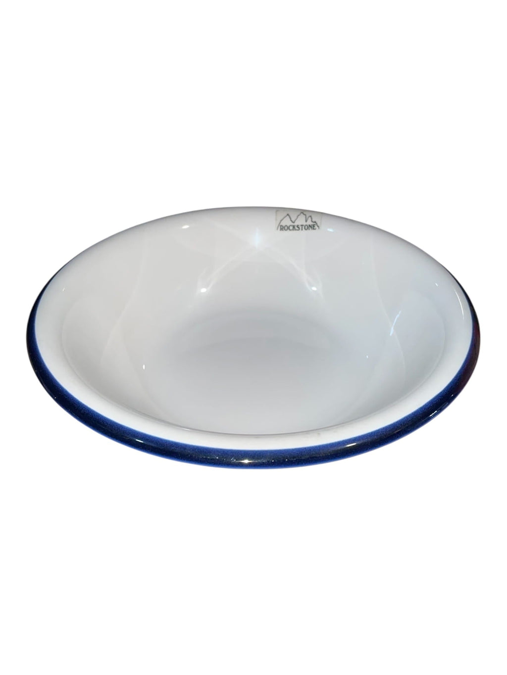 Set 6 piatti pasta bordo blu in porcellana