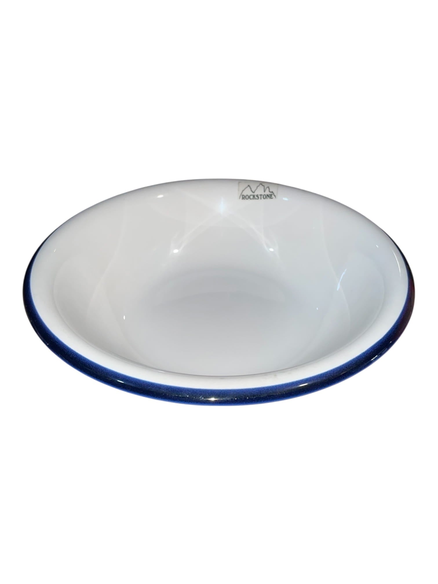 Set 6 piatti pasta bordo blu in porcellana