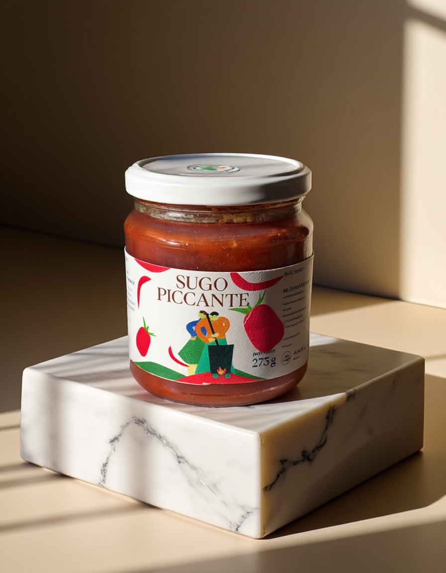 Sugo all'Arrabbiata Artigianale - Piccante, con Peperoncino e Olio EVO