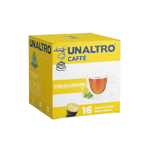 16 CAPSULE DOLCE GUSTO® UNALTRO CAFFE MISCELA THE AL LIMONE.