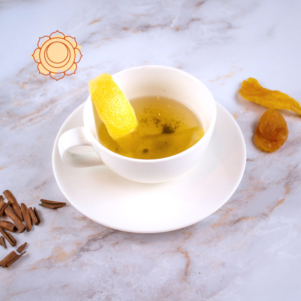 Tisana Secondo Chakra - Tè Verde, Albicocca, Mango e Arancio